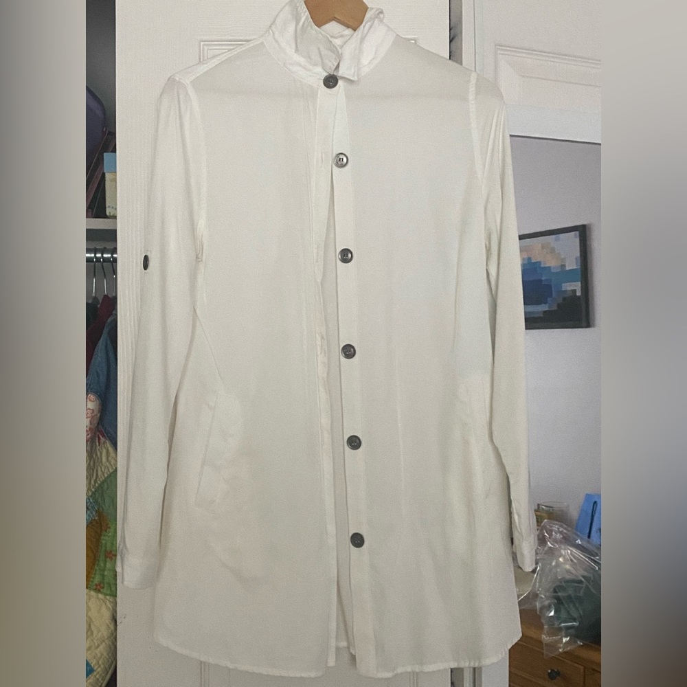 Coco and Carmen Linen Button Up